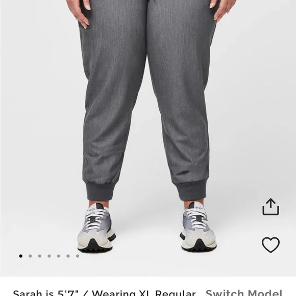 High Waisted Figs Zamora Scrub Pant XL/T Graphite - Picture 11 of 11